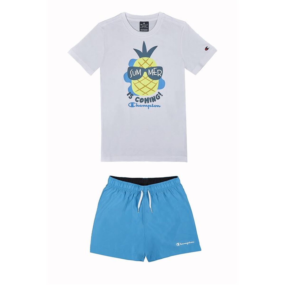 Conjunto Deportivo para Niños Champion 306392-WW001 Blanco