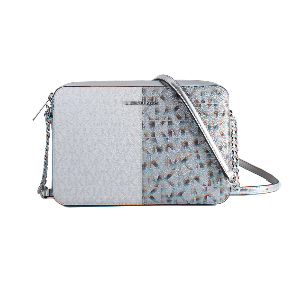 Bolso Bandolera Michael Kors 35F5STTC9Y-SILVER Gris 24 x 16 x 6 cm