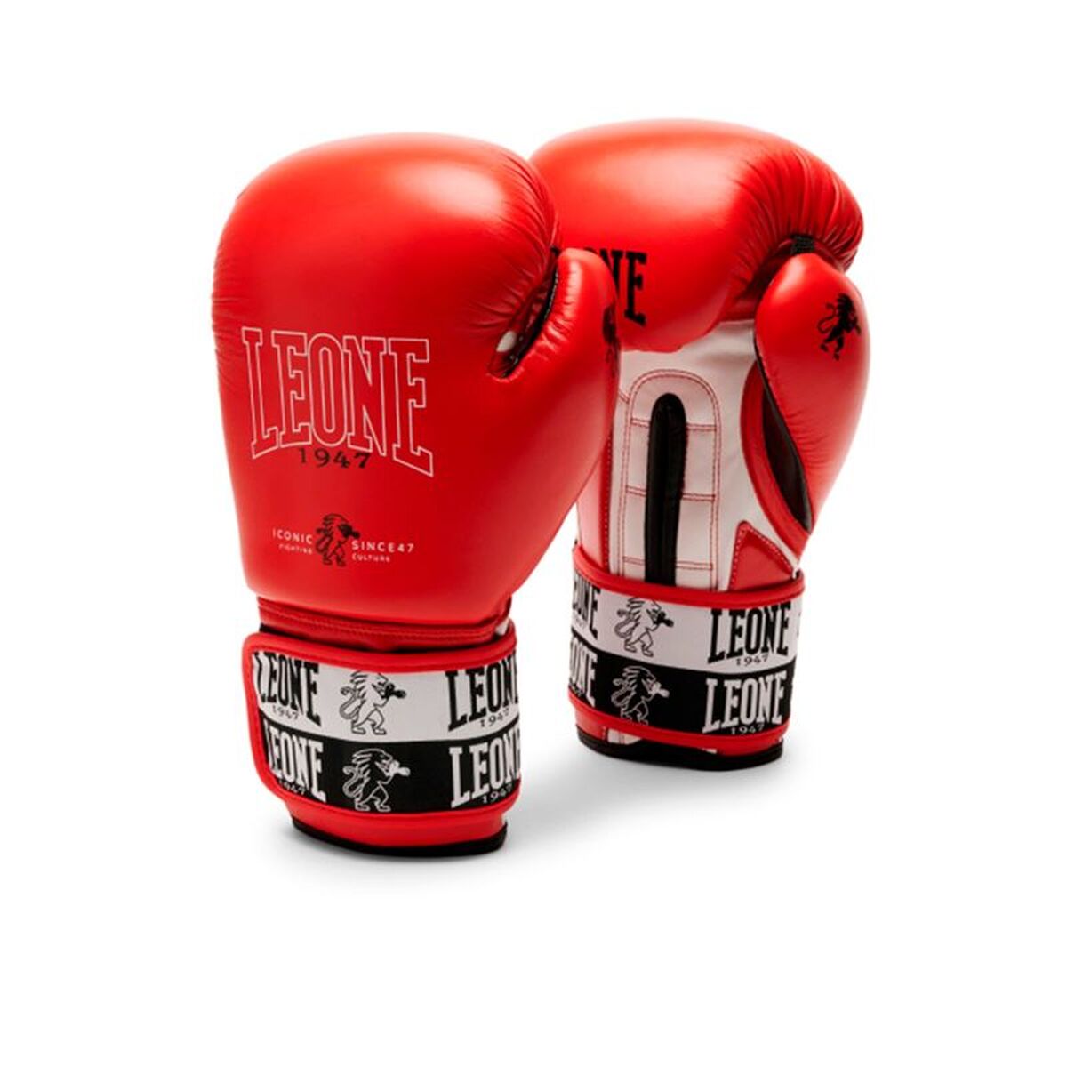 Guante de boxeo Leone 1947 GN208-03 Rojo