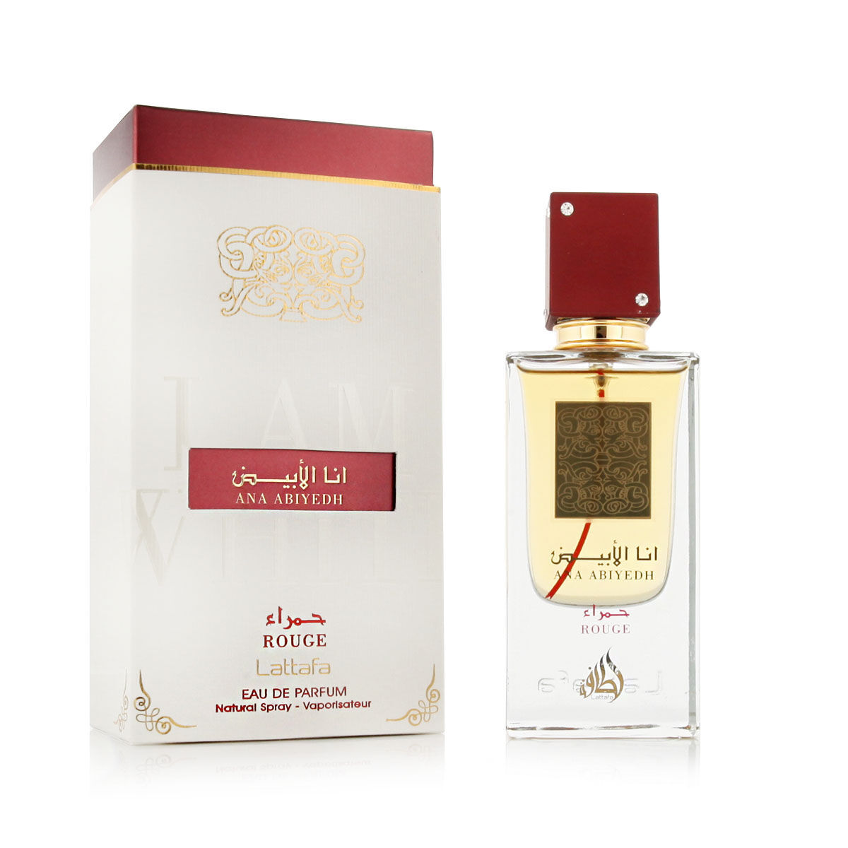 Perfume Mujer Lattafa Ana Abiyedh Rouge EDP EDP 60 ml