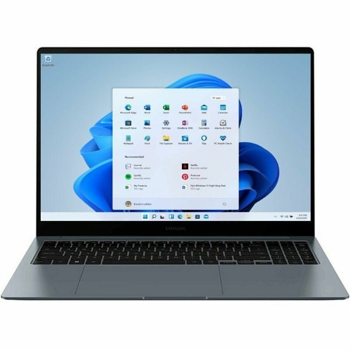Laptop Samsung Galaxy Book4 Qwerty Español 15,6" Intel Core i5-1335U 16 GB RAM 512 GB SSD