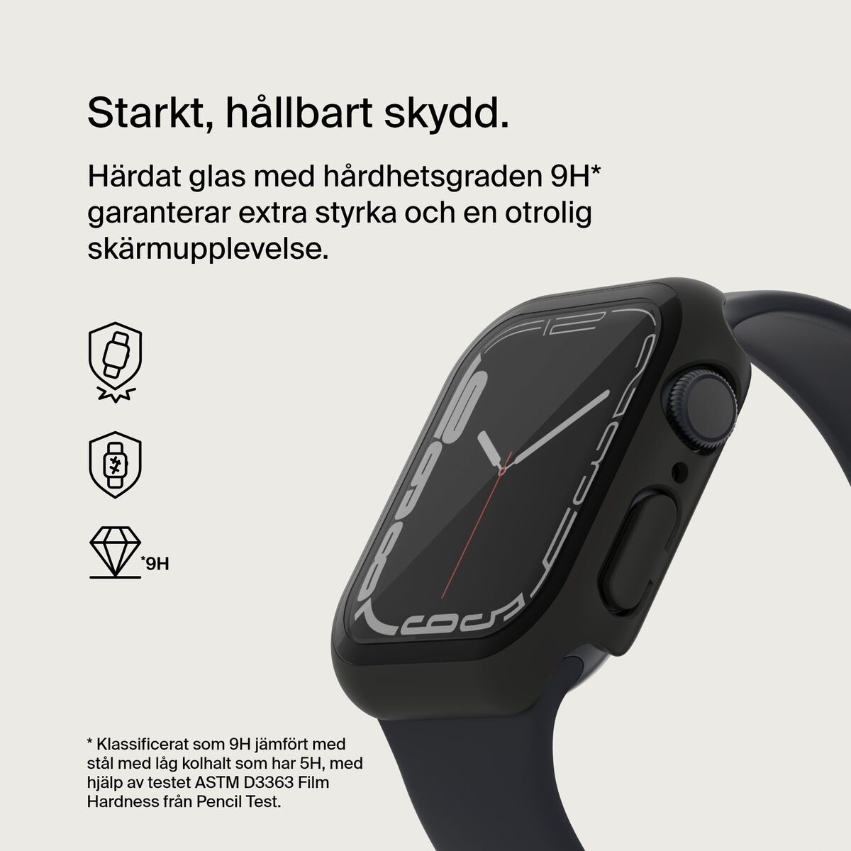 Protector de pantalla para Smartwatch Belkin OVG004ZZBK-REV Negro