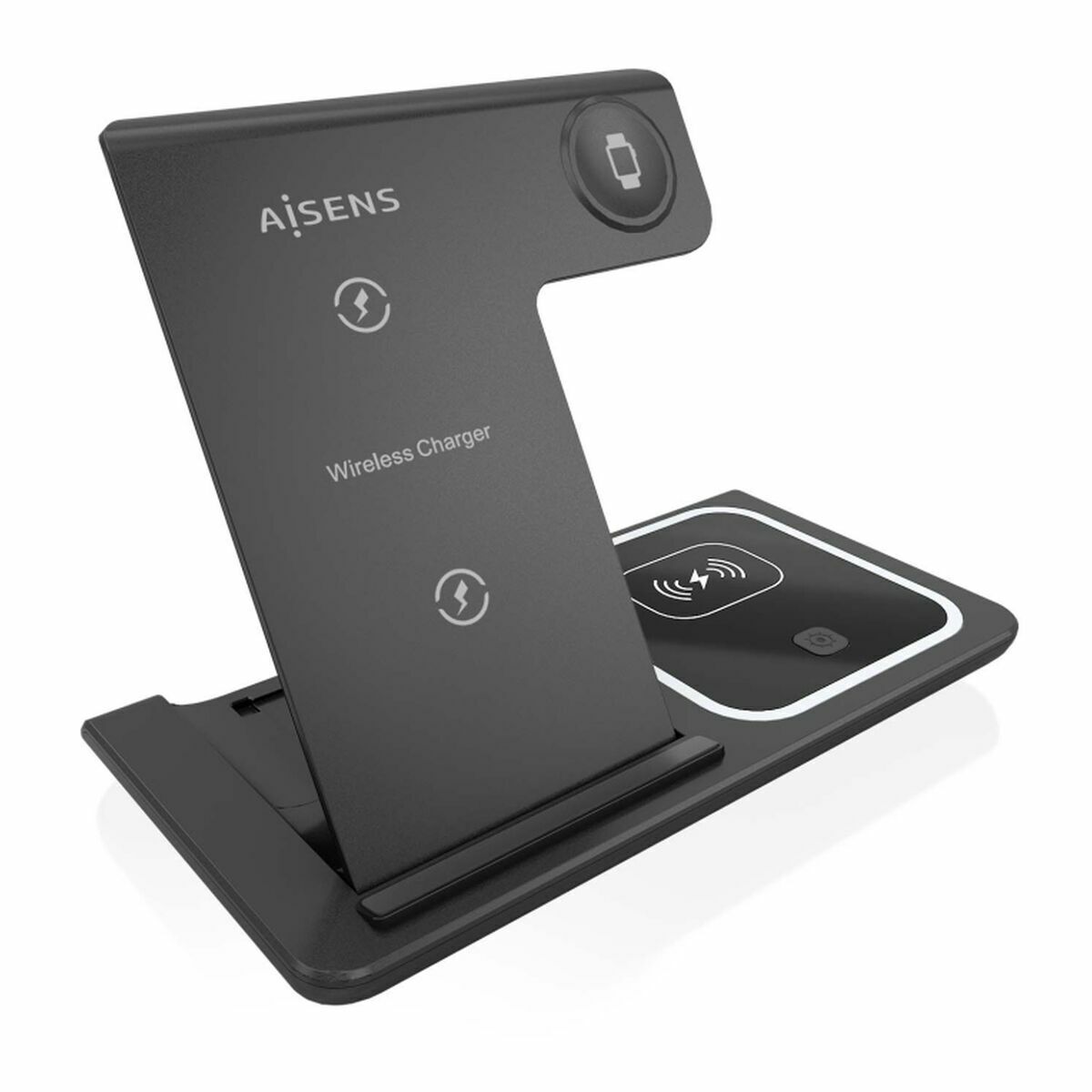 Cargador de Pared Aisens ASCH-15W3WC043-BK 3 en 1