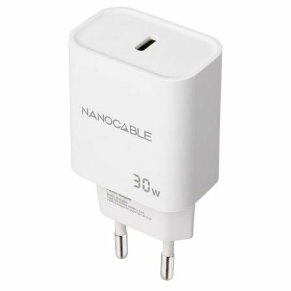 Cargador de Pared NANOCABLE 10.10.2009 Blanco