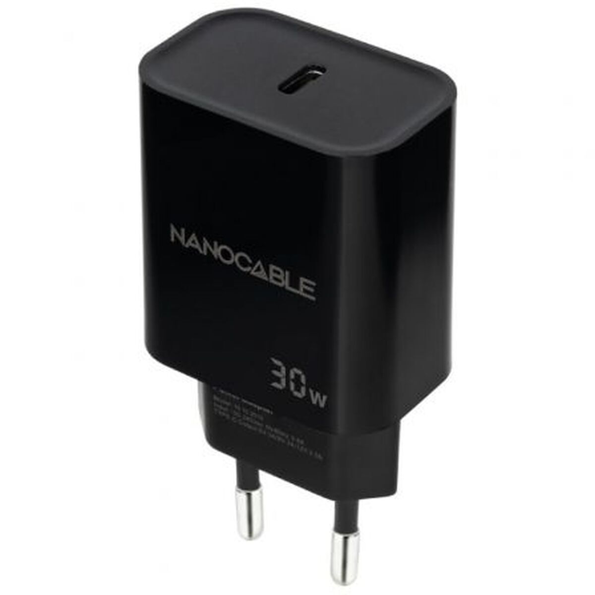 Cargador de Pared NANOCABLE 10.10.2010 Negro