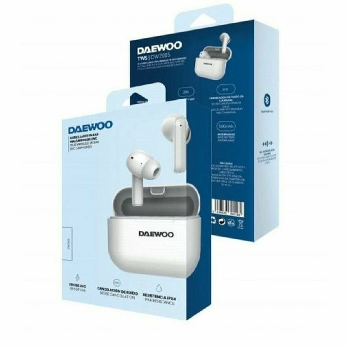 Auriculares Daewoo DW2005 Blanco