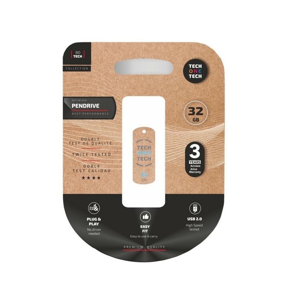 Memoria USB Tech One Tech C008 Blanco 32 GB