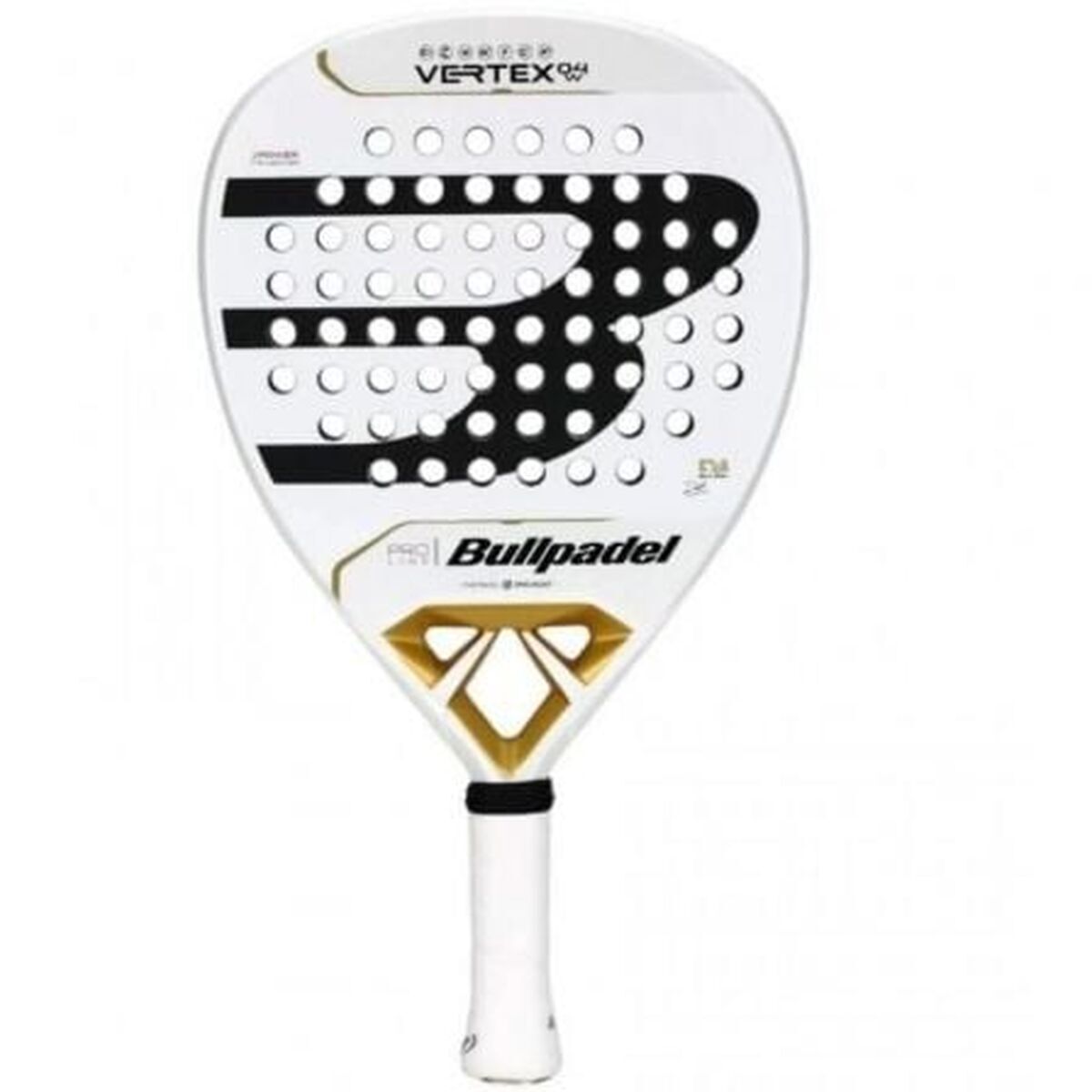 Pala de Pádel Bullpadel Blanco Fibra de carbono Carbono EVA