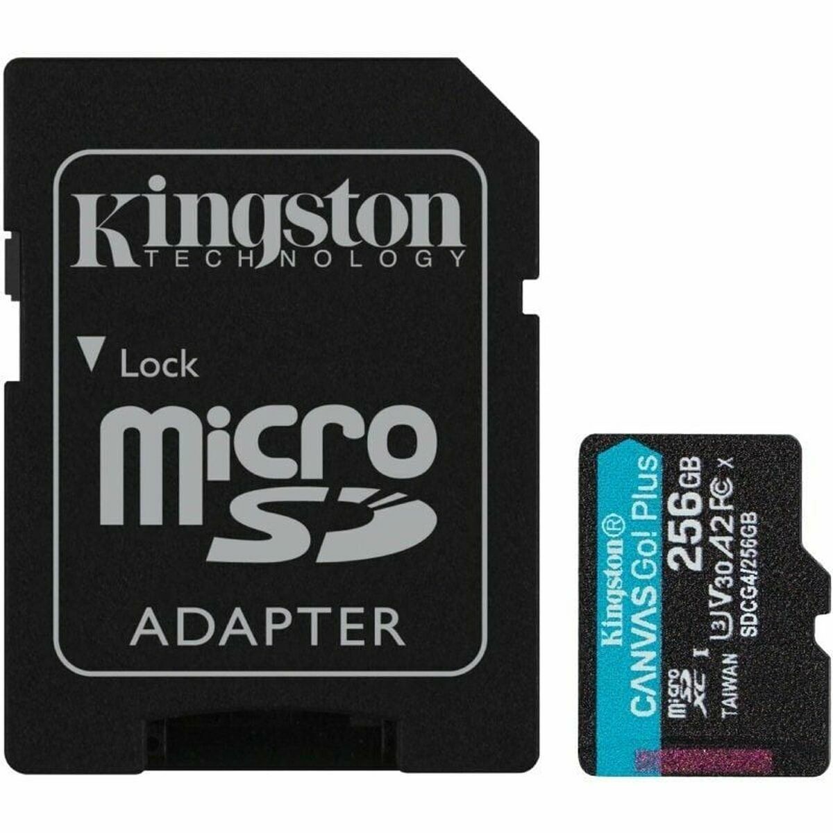 Tarjeta de Memoria Micro SD con Adaptador Kingston SDCG4/256GB 256 GB