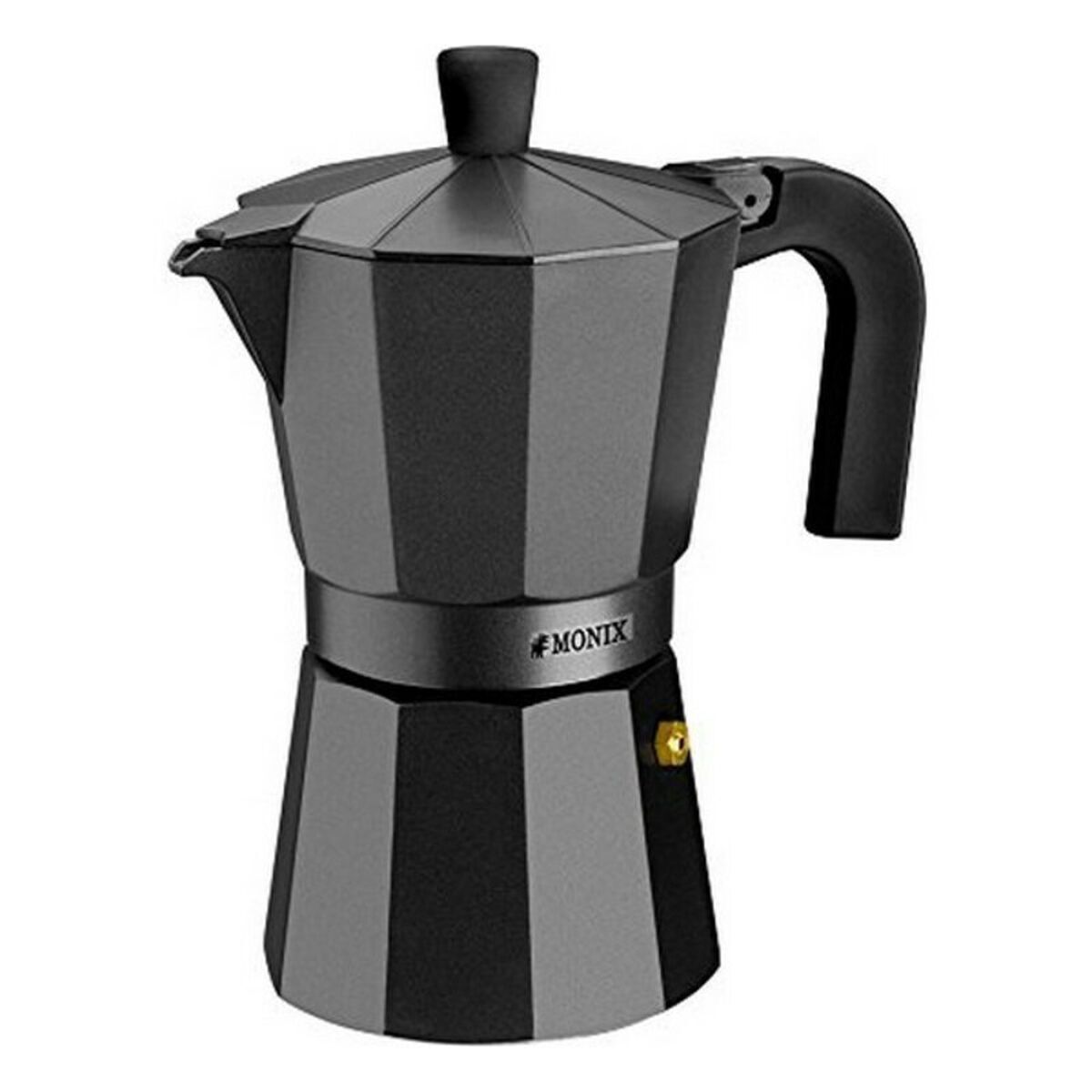 Cafetera Italiana Monix Braisogona_M640009 Negro 9 Tazas