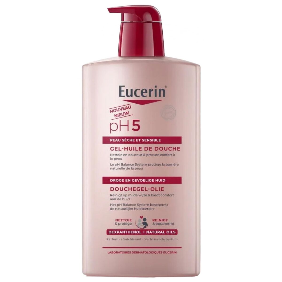 Gel de Ducha Eucerin Ph5 Gel-Huile 1 L