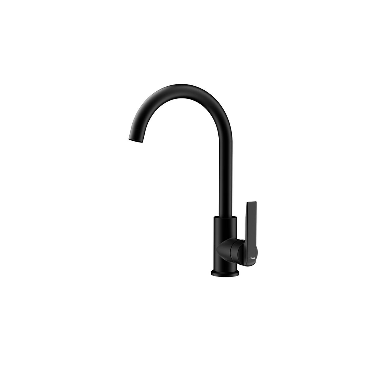 Grifo Monomando Teka Negro Acero Inoxidable