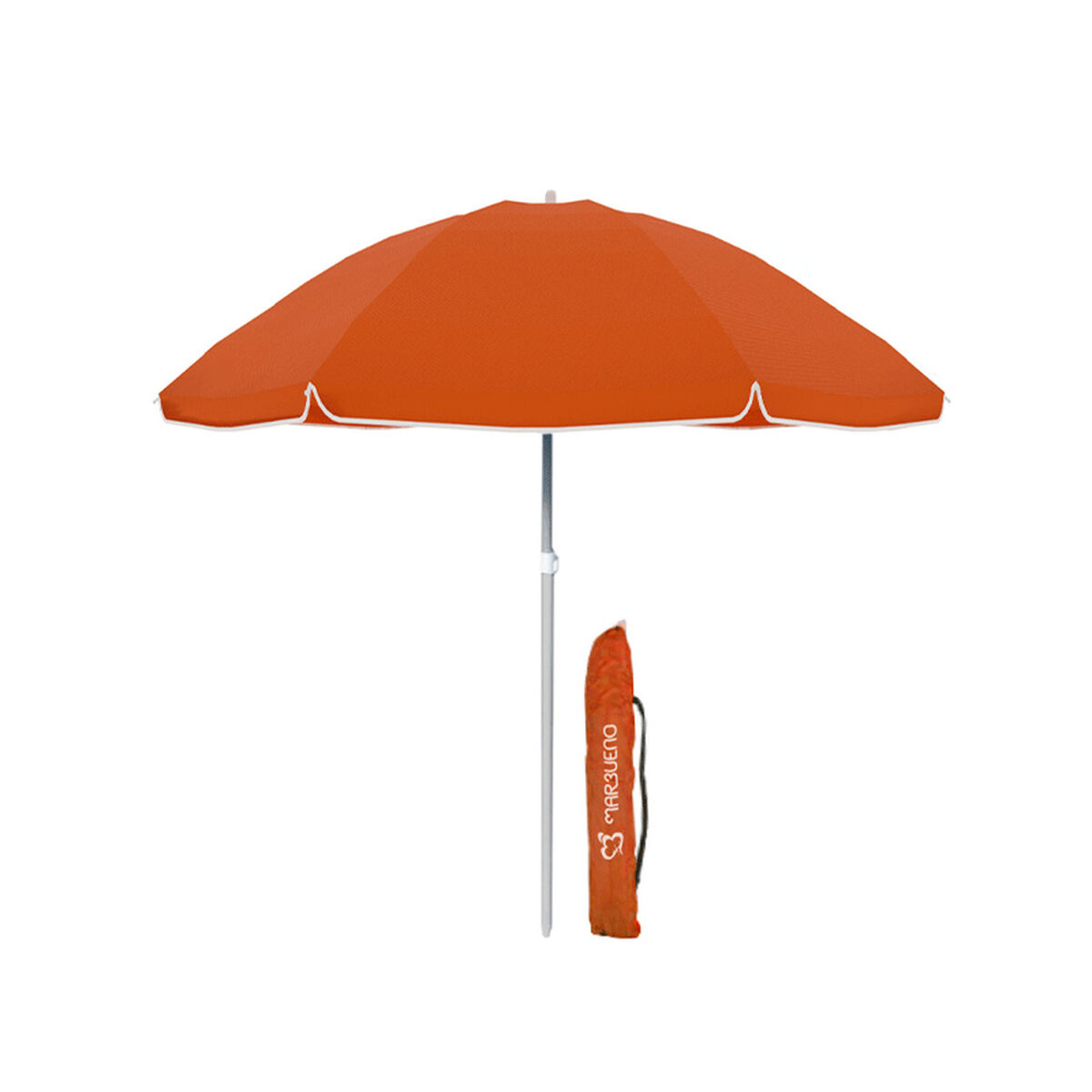 Sombrilla de playa Marbueno Naranja Ø 180 cm