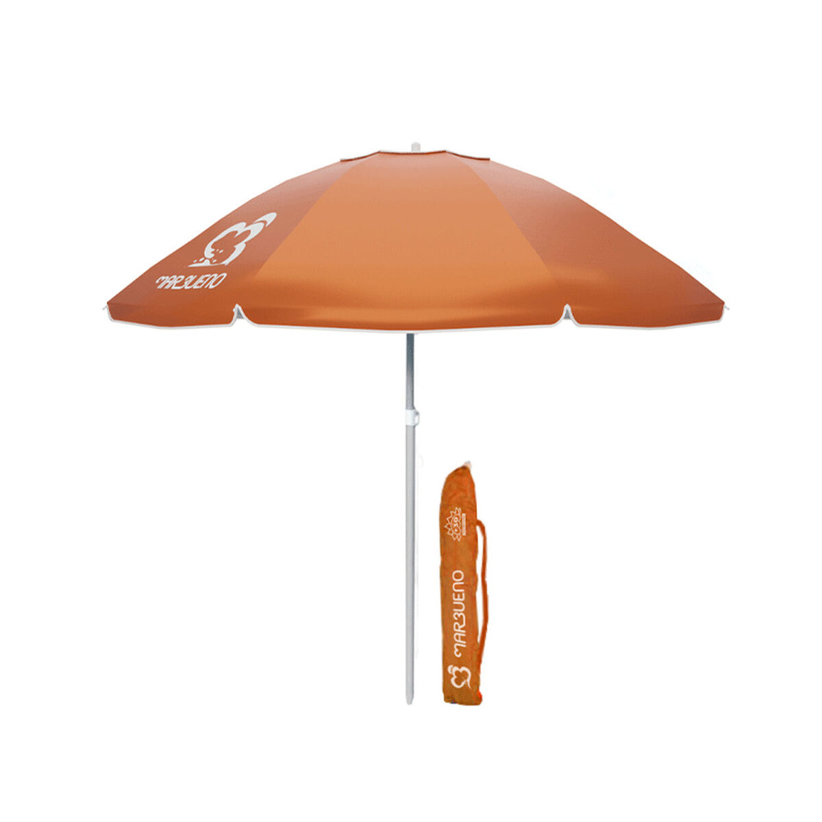 Sombrilla de playa Marbueno Naranja Ø 180 cm