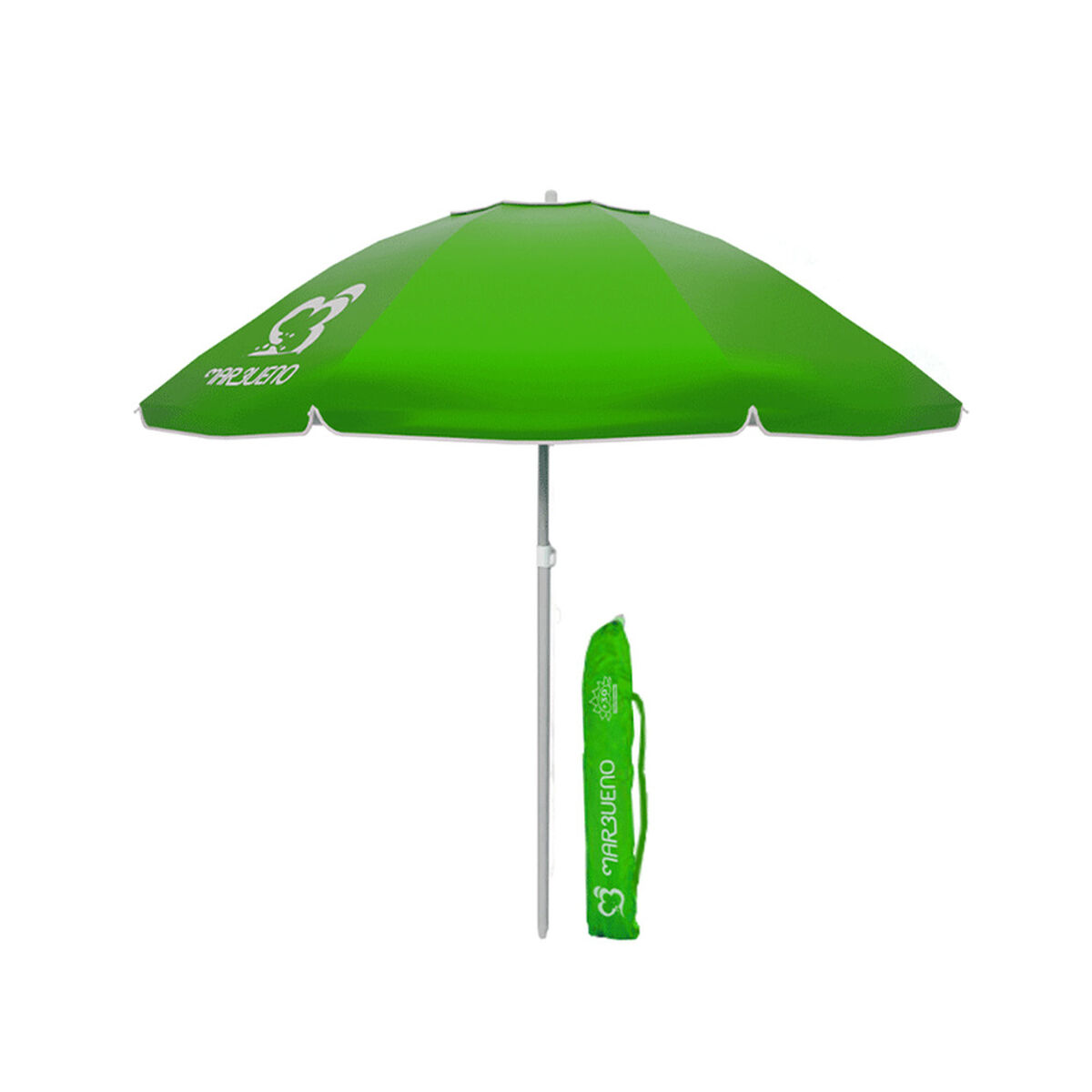 Sombrilla de playa Marbueno Verde oscuro 220 cm