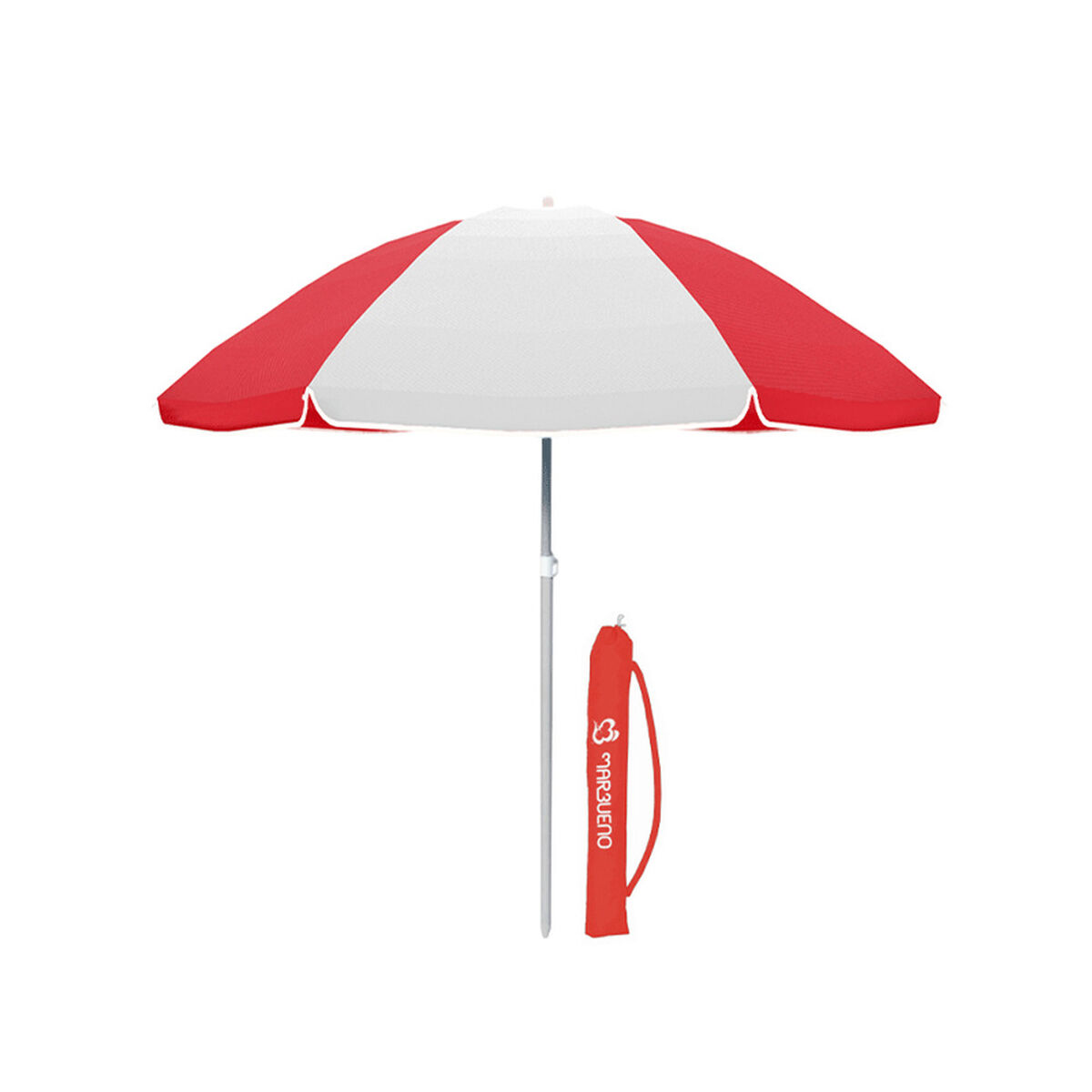 Sombrilla de playa Marbueno Rojo Ø 180 cm