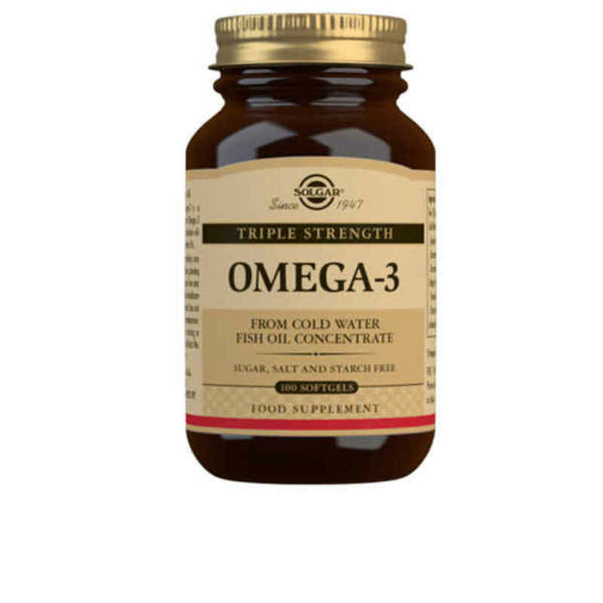 Omega 3 Solgar Triple Concentracion 100 Unidades