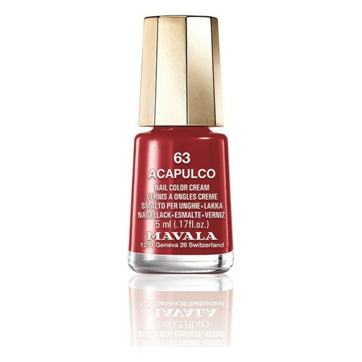 Esmalte de uñas Mavala 22409 5 ml Rojo Rojo Oscuro