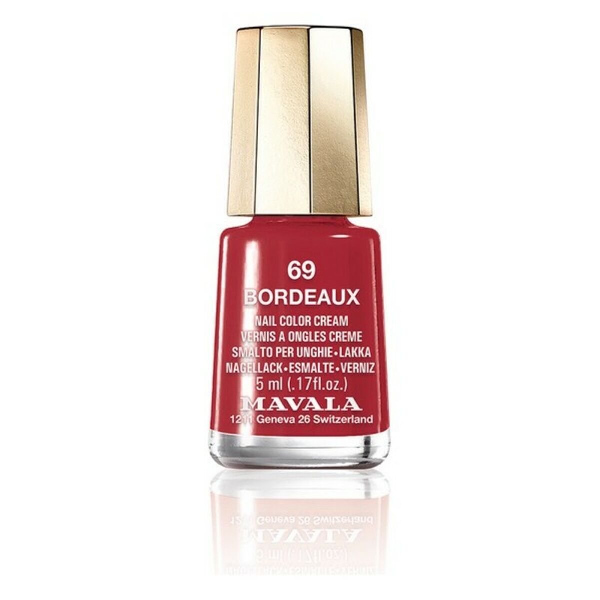 Esmalte de uñas Mavala 22411 69-bordeaux 5 ml
