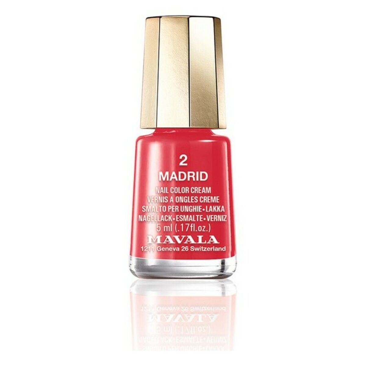 Esmalte de uñas Mavala 0650002 5 ml Rojo