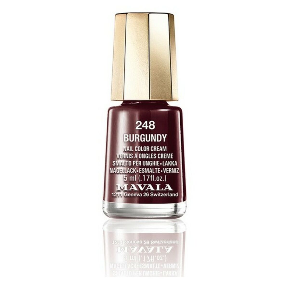 Esmalte de uñas Mavala 34943 248-burgundy 5 ml