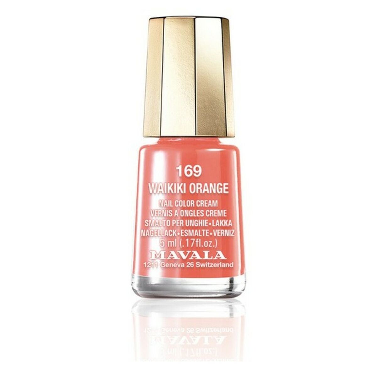 Esmalte de uñas Mavala 650169 169-waikiki orange 5 ml