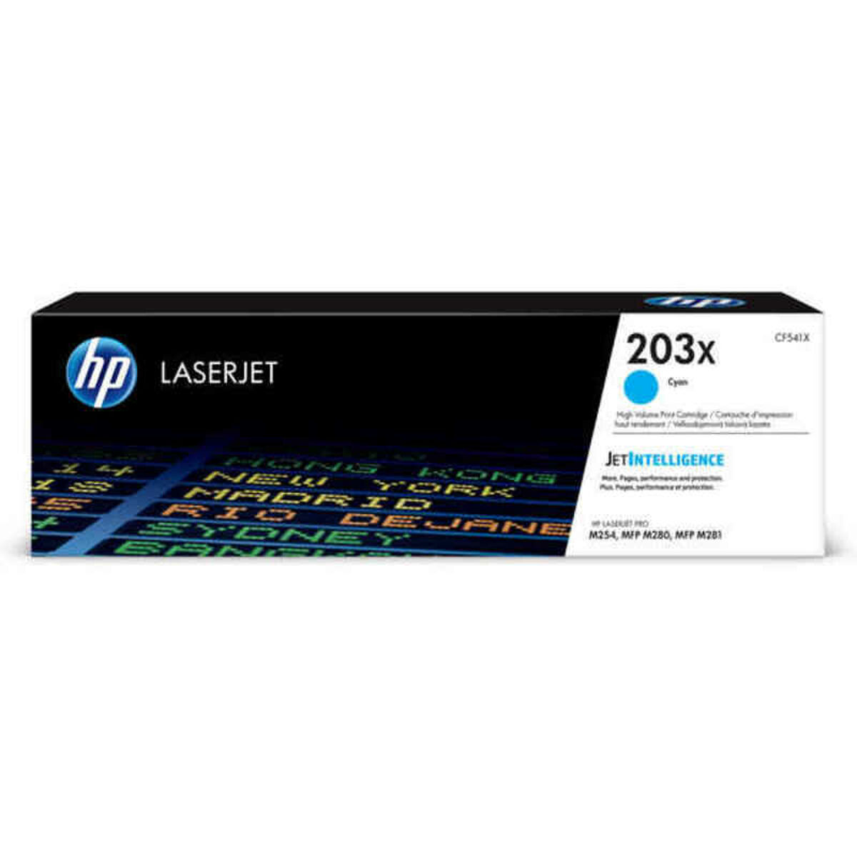 Tóner HP CF541X Azul Multicolor Cian