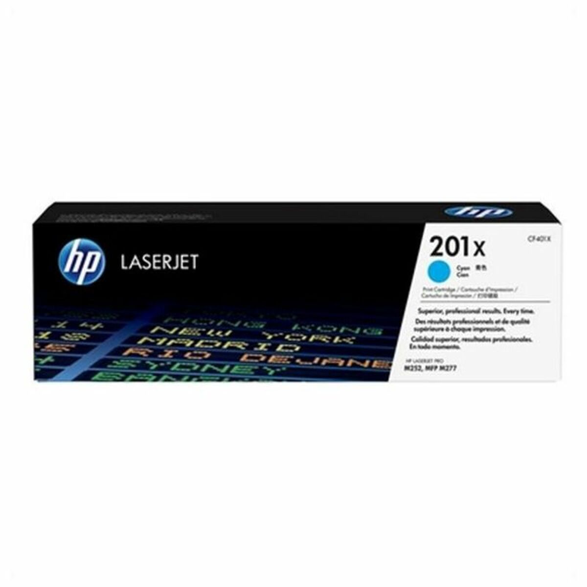 Tóner HP CF401X Cian