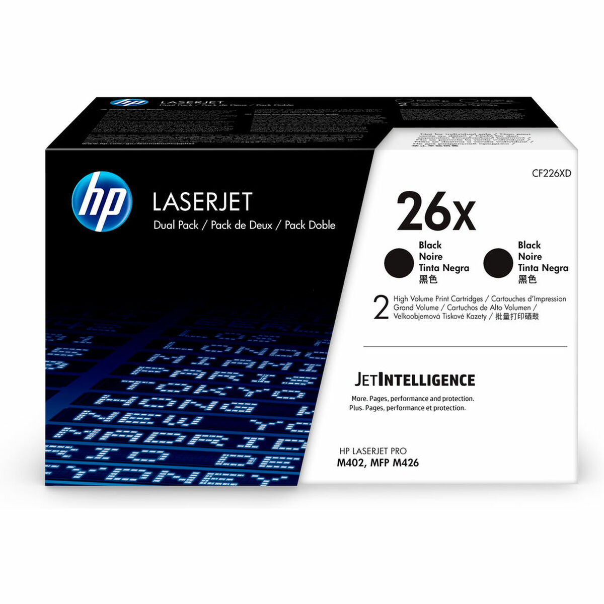 Tóner HP 26X Tóner Negro