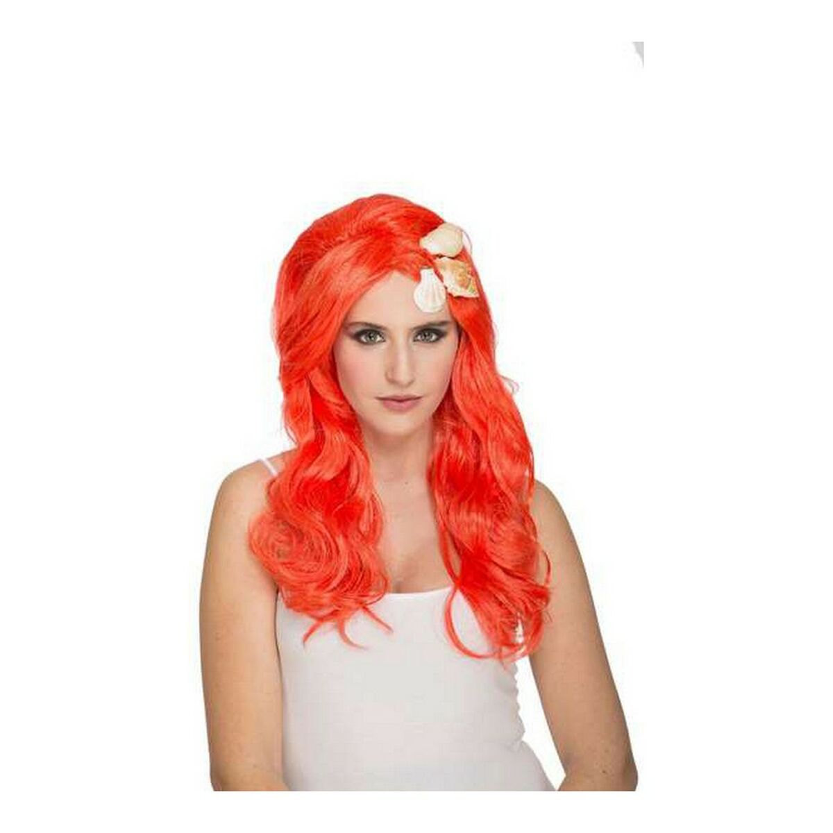 Peluca My Other Me Naranja Sirena
