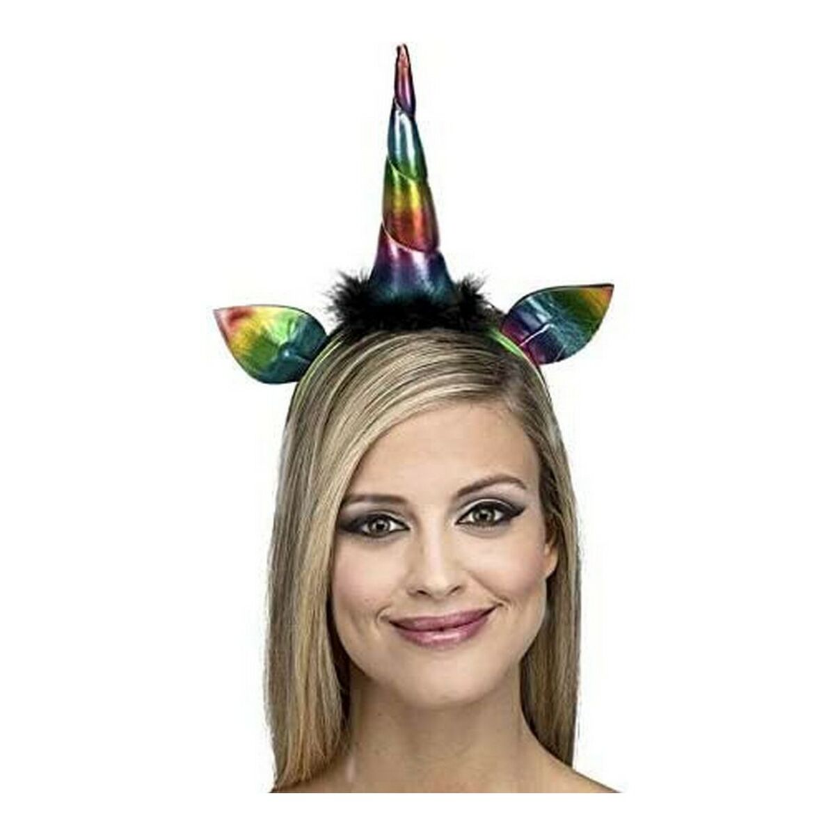 Diadema My Other Me Blanco Multicolor Unicornio S