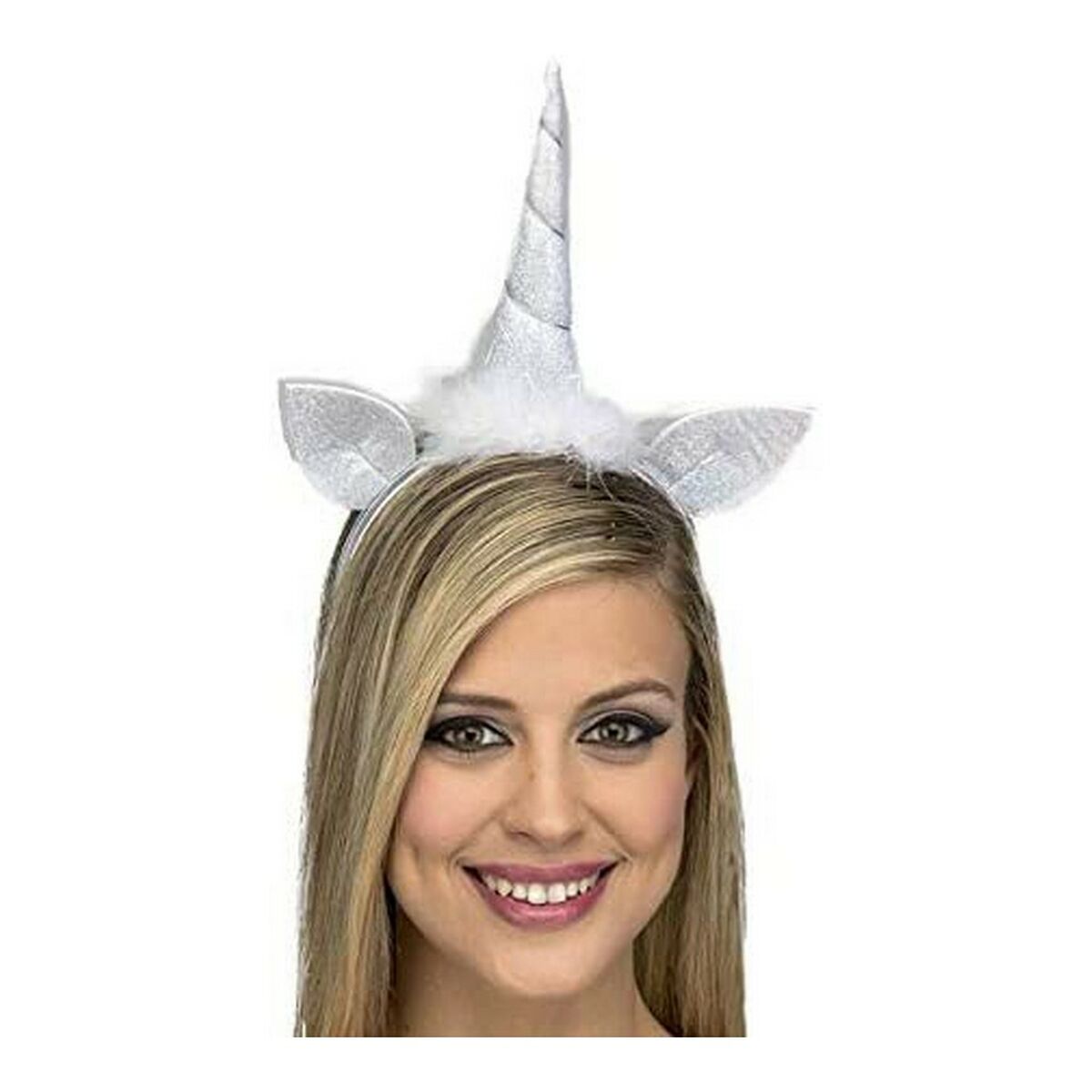 Diadema My Other Me Blanco Multicolor Unicornio S
