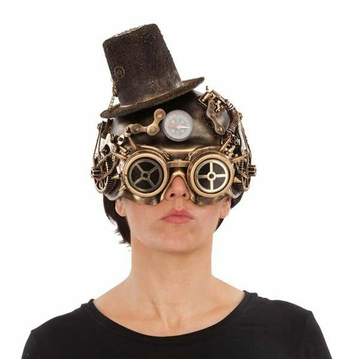 Máscara My Other Me Steampunk M Polietileno