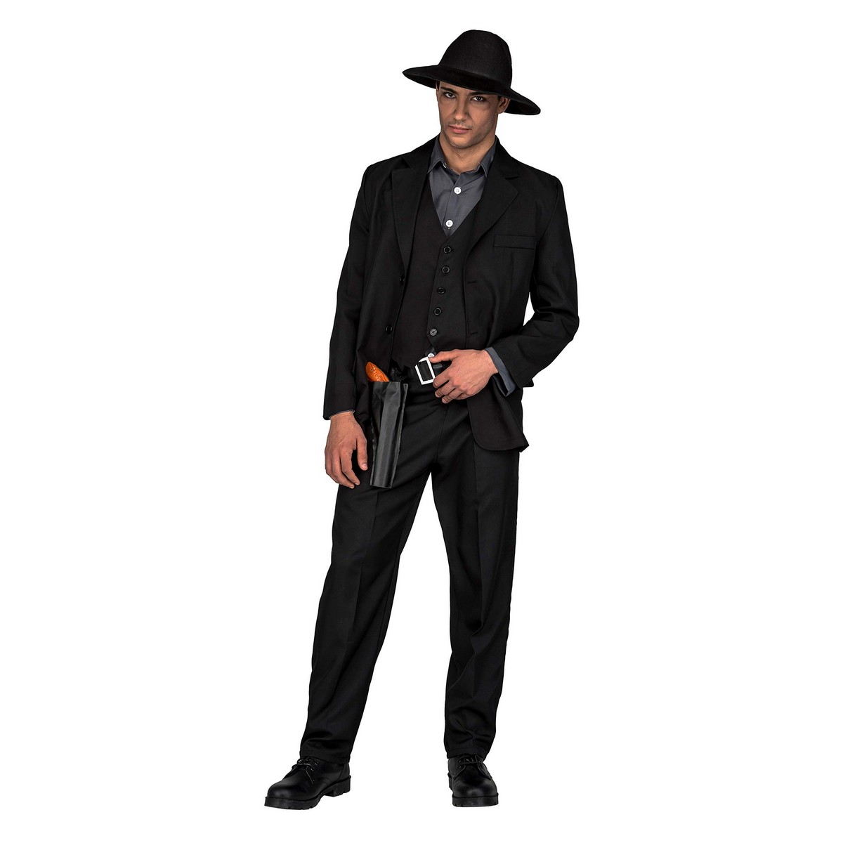 Disfraz para Adultos My Other Me Pistola Negro M/L