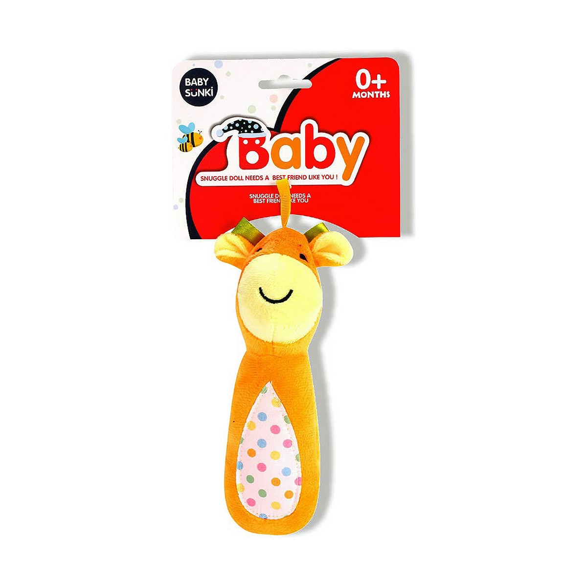 Peluche Sonajero Reig Jirafa 20 cm