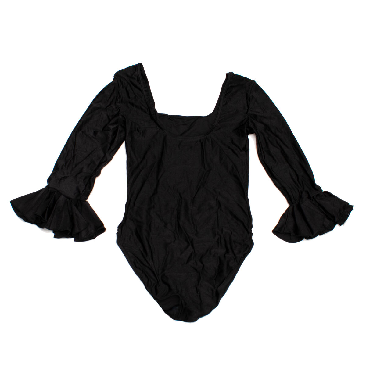 Maillot de Ballet para Mujer Flamenco Negro (XL)