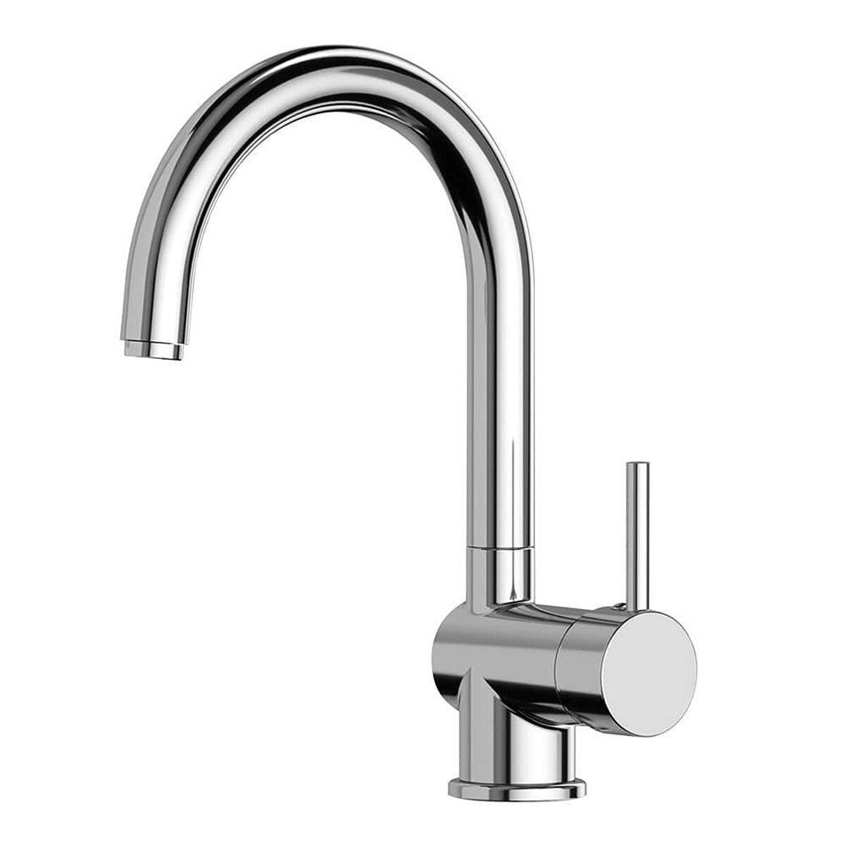 Grifo Monomando EDM 01127 a7200-x Plateado Acero Inoxidable Latón Zinc Fregadero