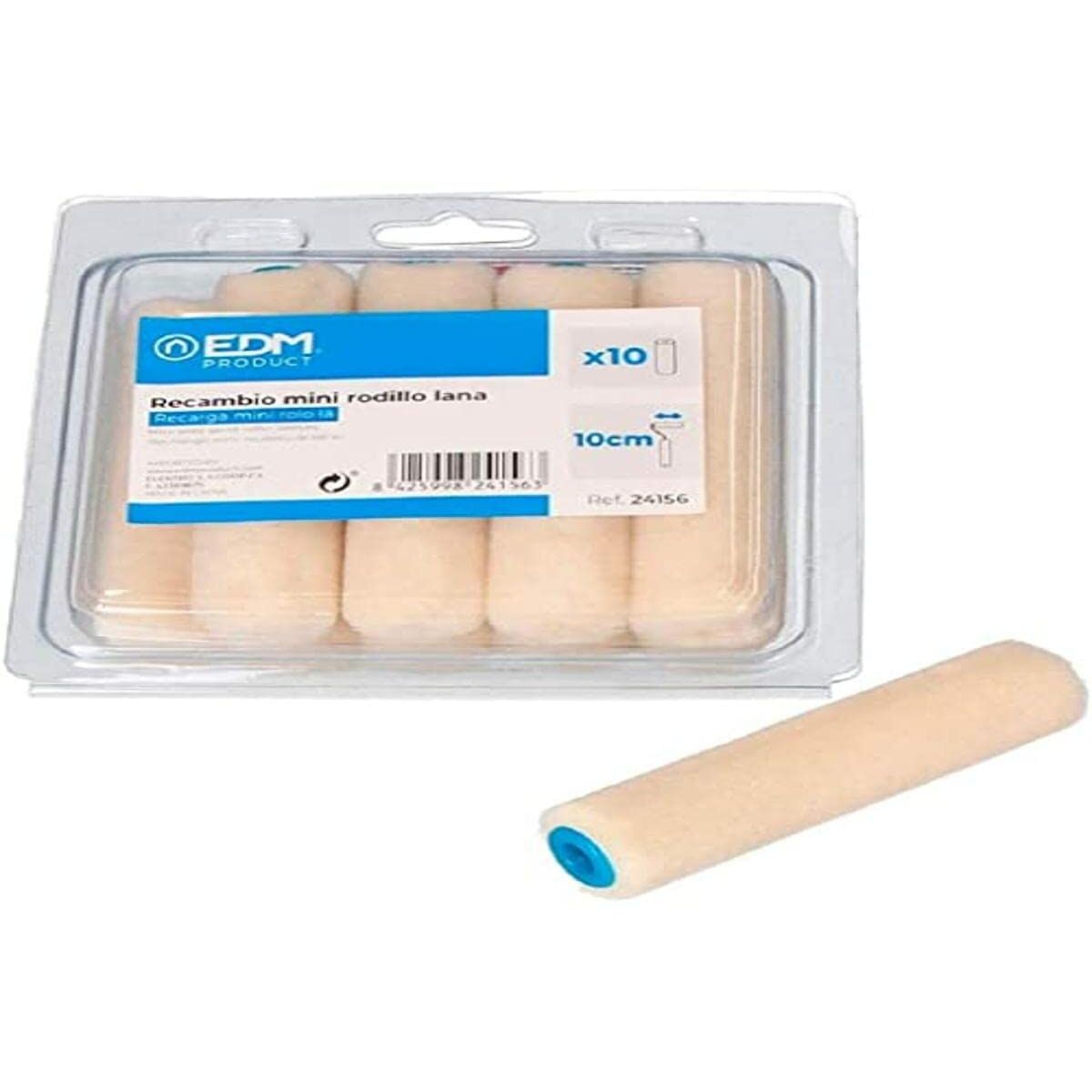 Kit de Reemplazo de Rodillos EDM 24156 110 mm 10 Unidades