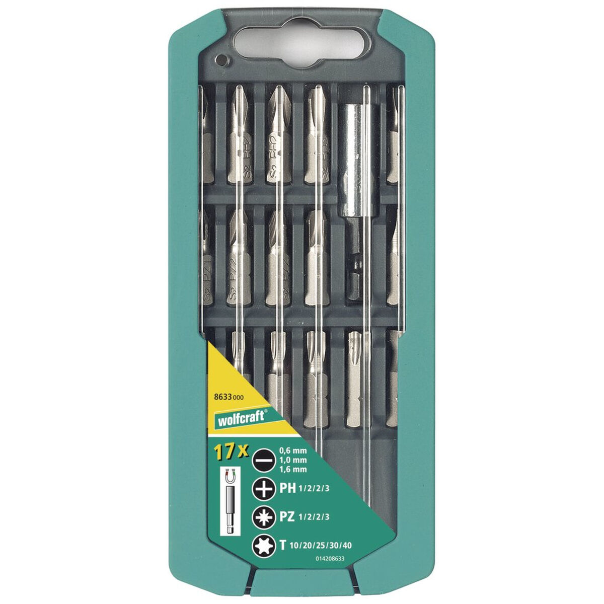 Juego de puntas Wolfcraft 8633000 Atornillador