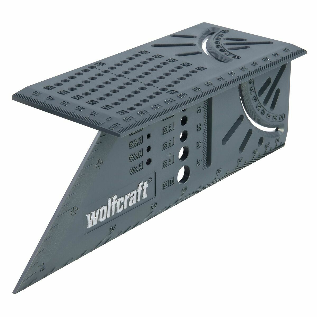 Escuadra de carpintero Wolfcraft Plástico Ángulo Cabezales intercambiables