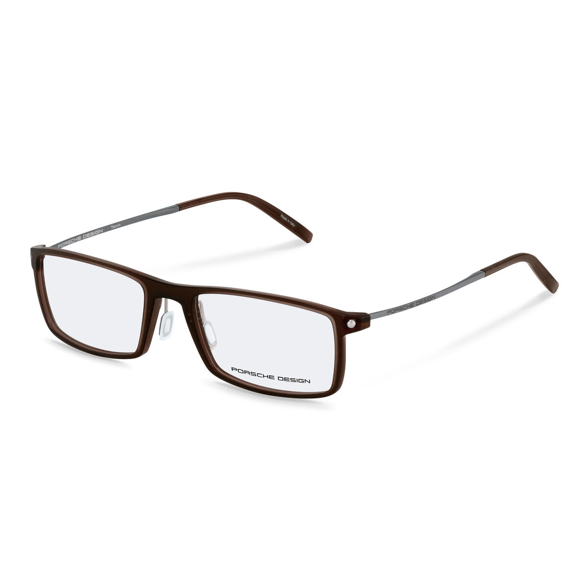 Montura de Gafas Hombre Porsche Design Marrón Negro Ø 55 mm