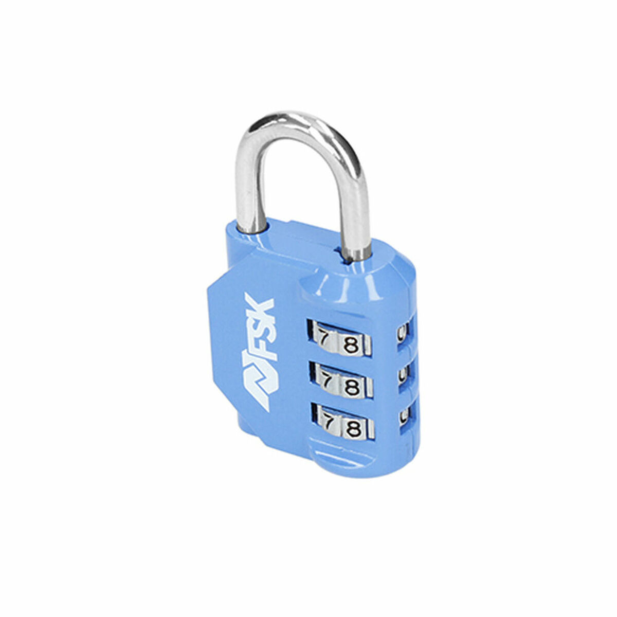 Candado de combinación Ferrestock Azul