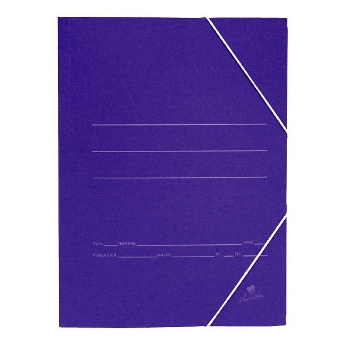 Carpeta Mariola Azul Folio