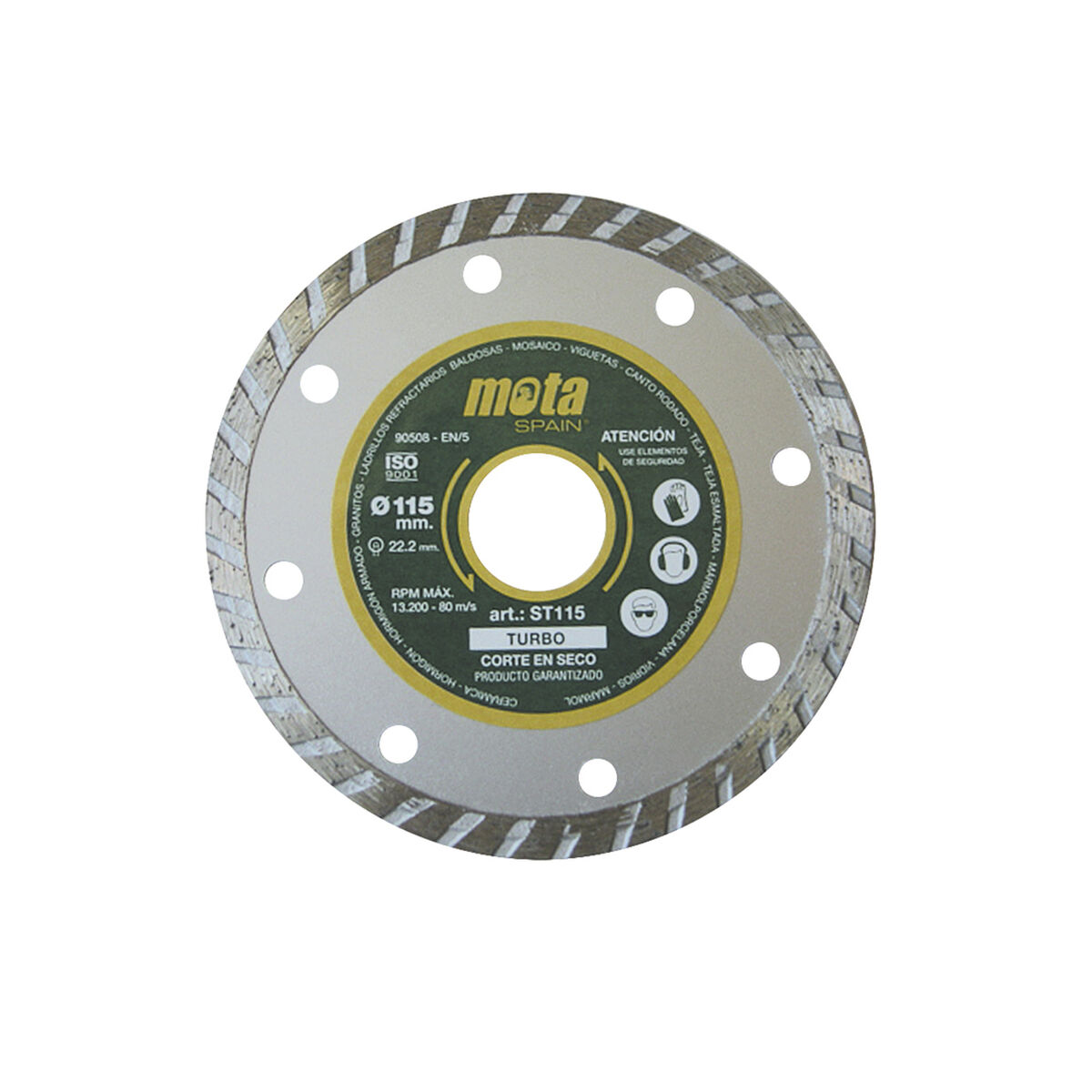 Disco de corte diamantado Mota ss230p Ø 230 mm