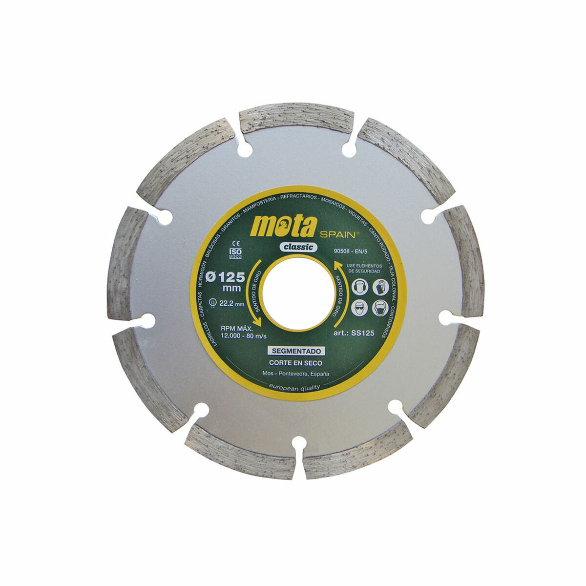 Disco de corte diamantado Mota ss230 Ø 230 mm