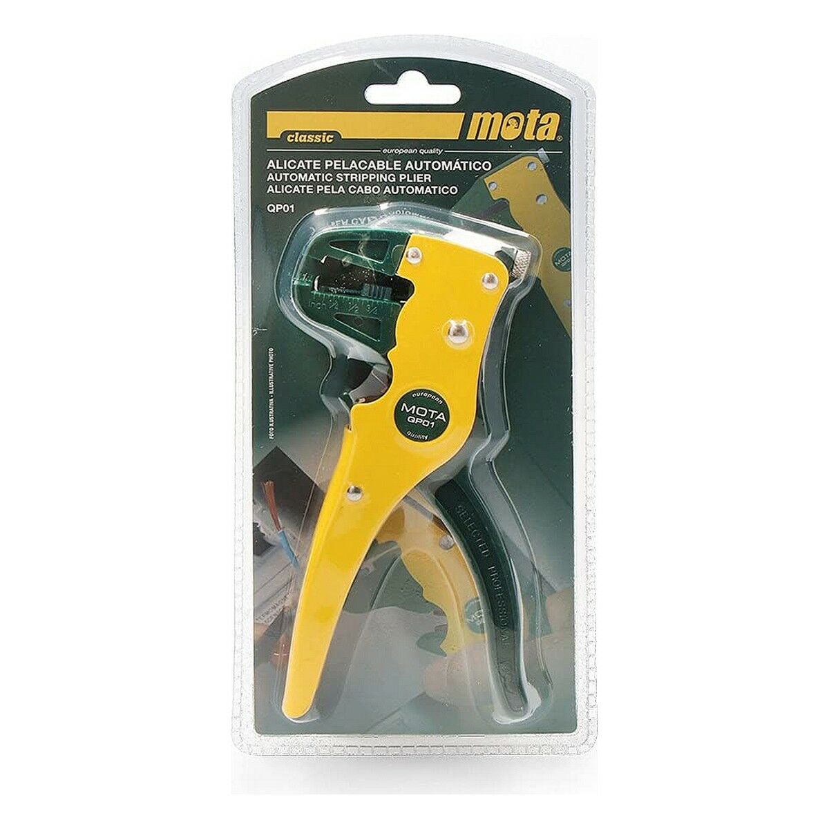 Alicates pelacables Mota qp01 6 mm