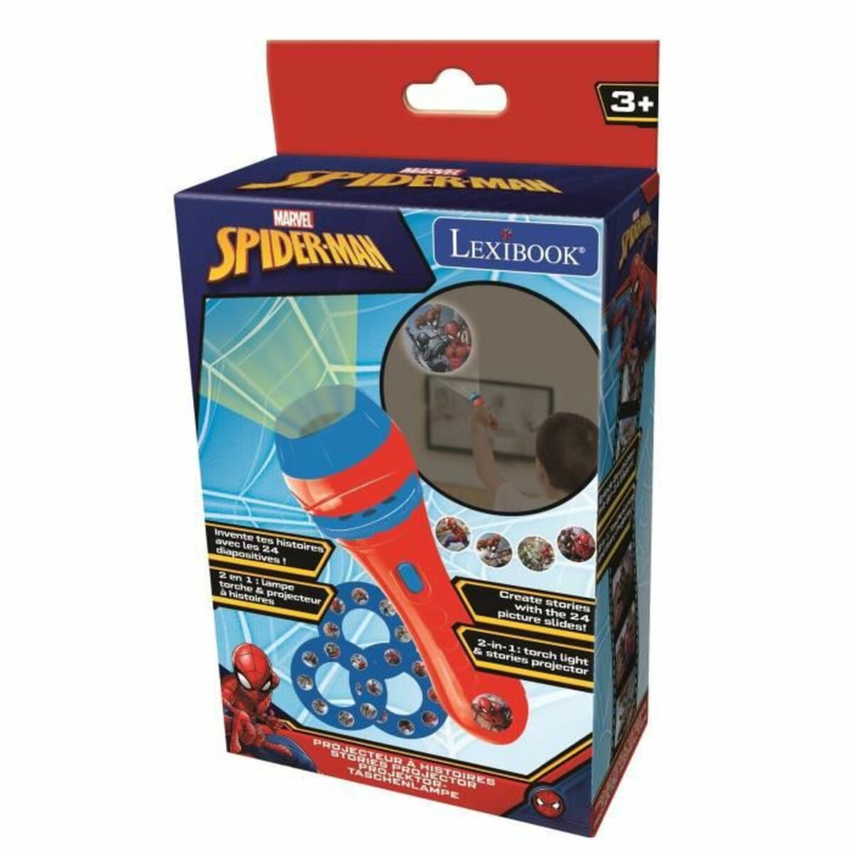 Juego Educativo Lexibook Spider-Man Cuentacuentos Rojo rouge Plástico