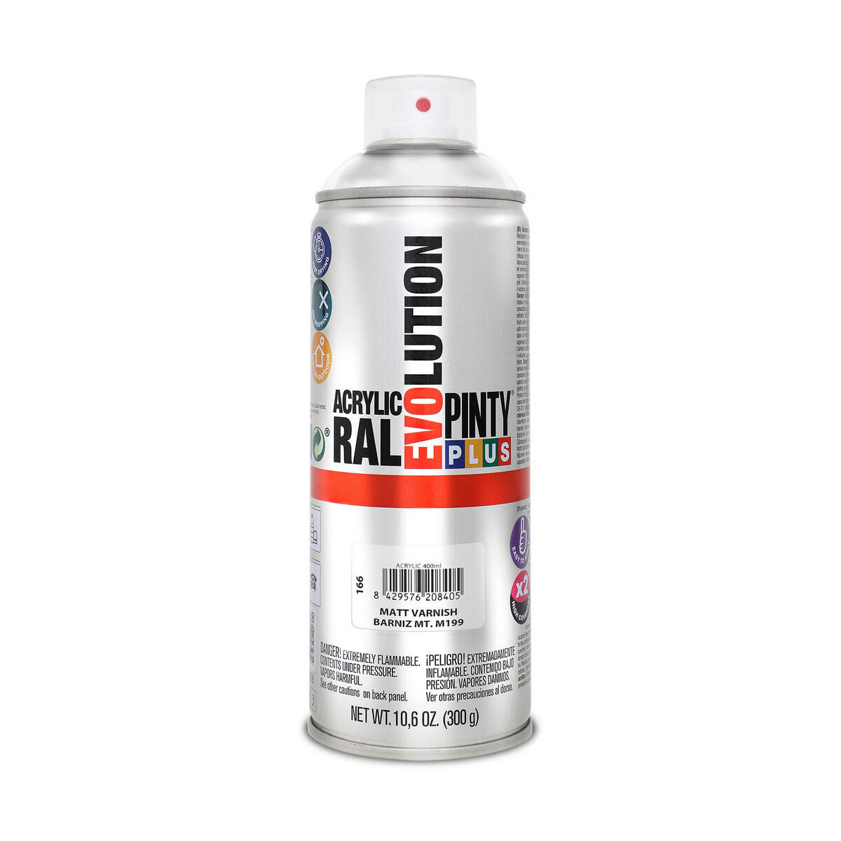 Barniz en Spray Pintyplus Evolution M199 400 ml Mate Incoloro