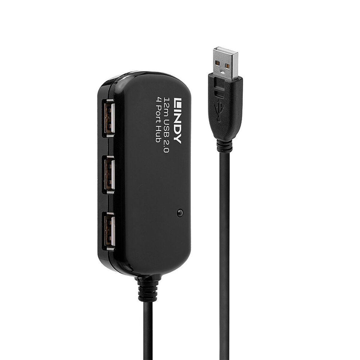 Hub USB LINDY Negro 12 m