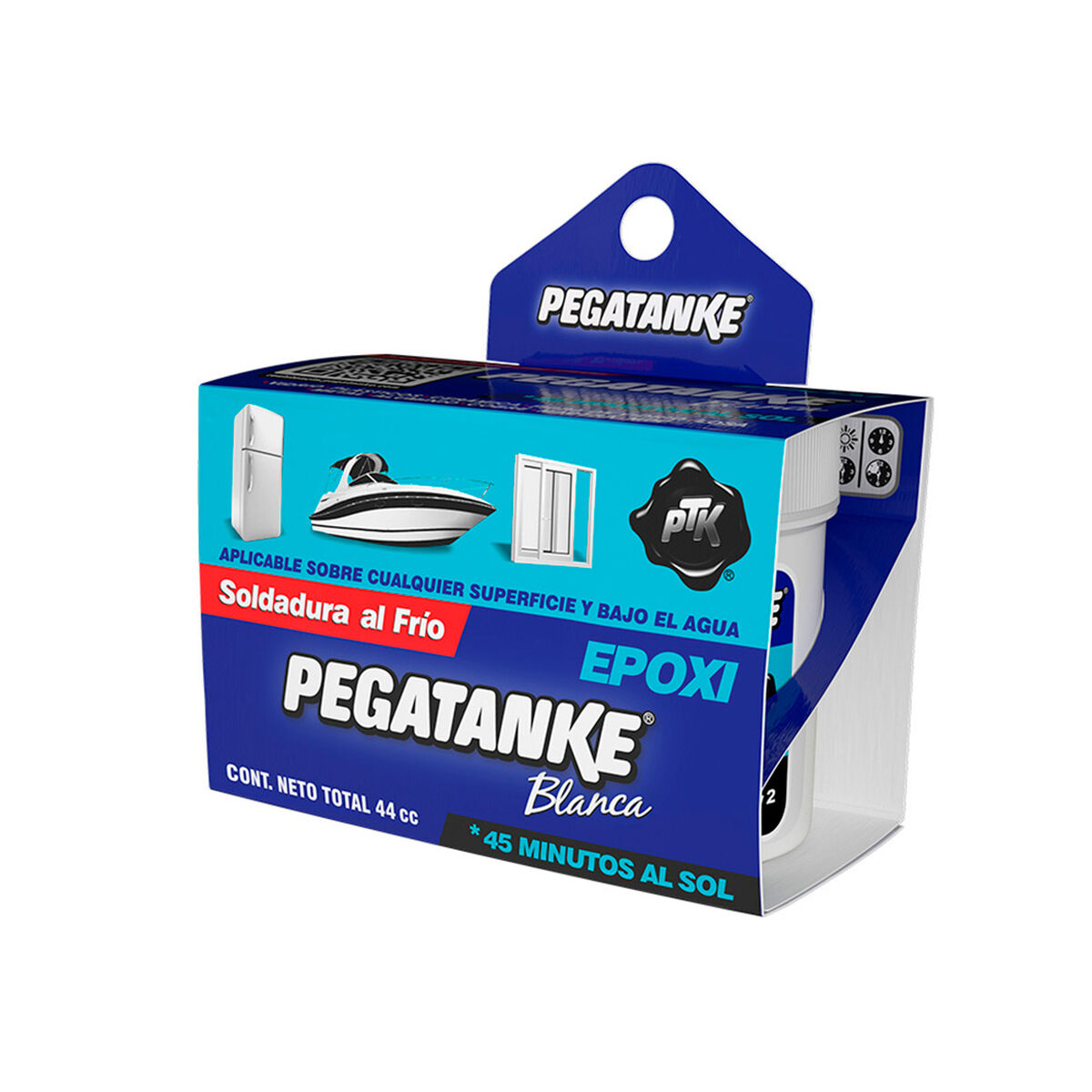 Soldadura en frío PEGATANKE 44 ml Epoxi Blanco